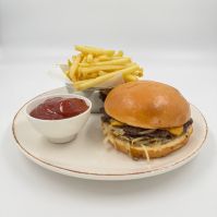 Onion burger smashed